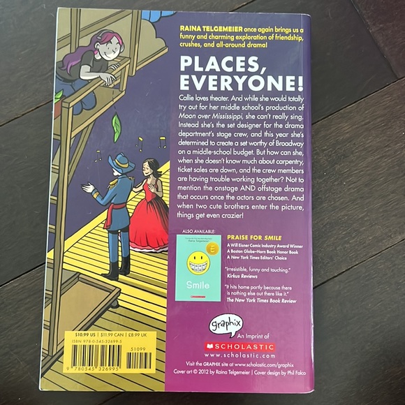 Tween graphic novel bundle Smile, Positively Izzy, Sisters, Real Friends, Drama - Picture 8 of 8